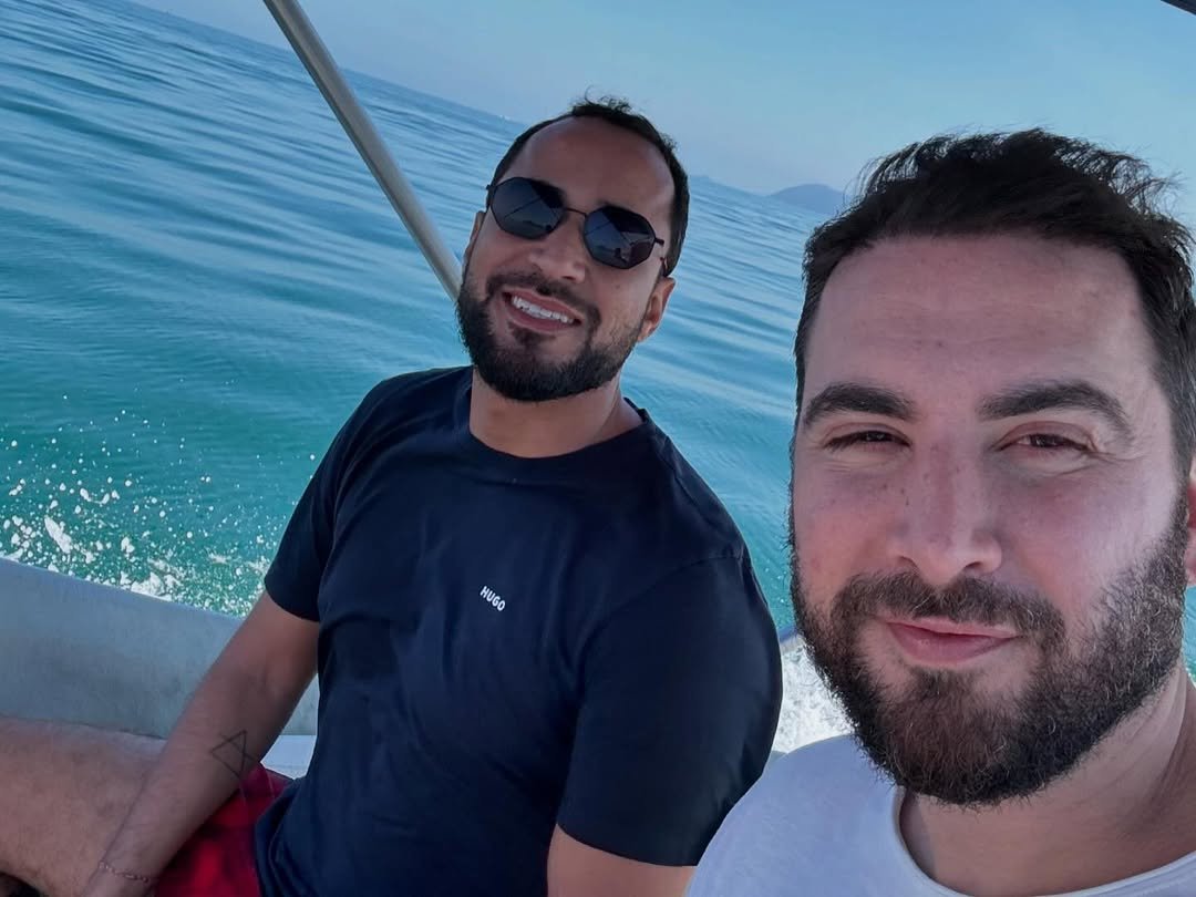 David & Marcos boat trip